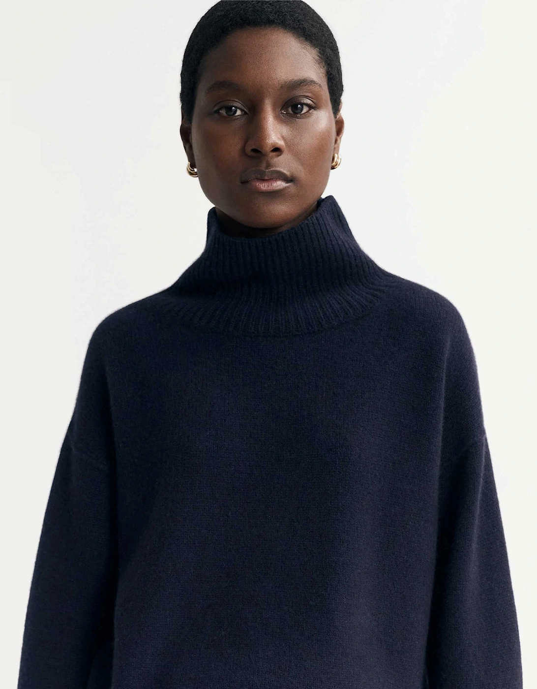 Boyfriend Turtleneck Cashmere Jumper