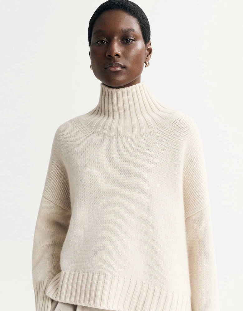 Girlfriend Turtleneck Cashmere Jumper