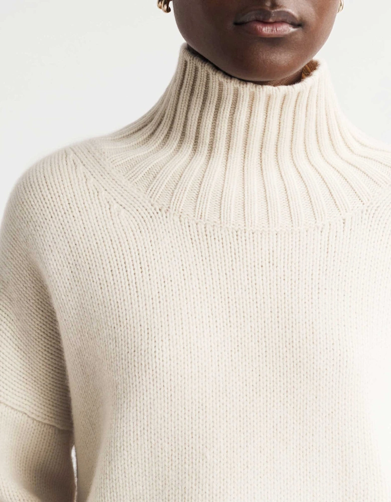 Girlfriend Turtleneck Cashmere Jumper