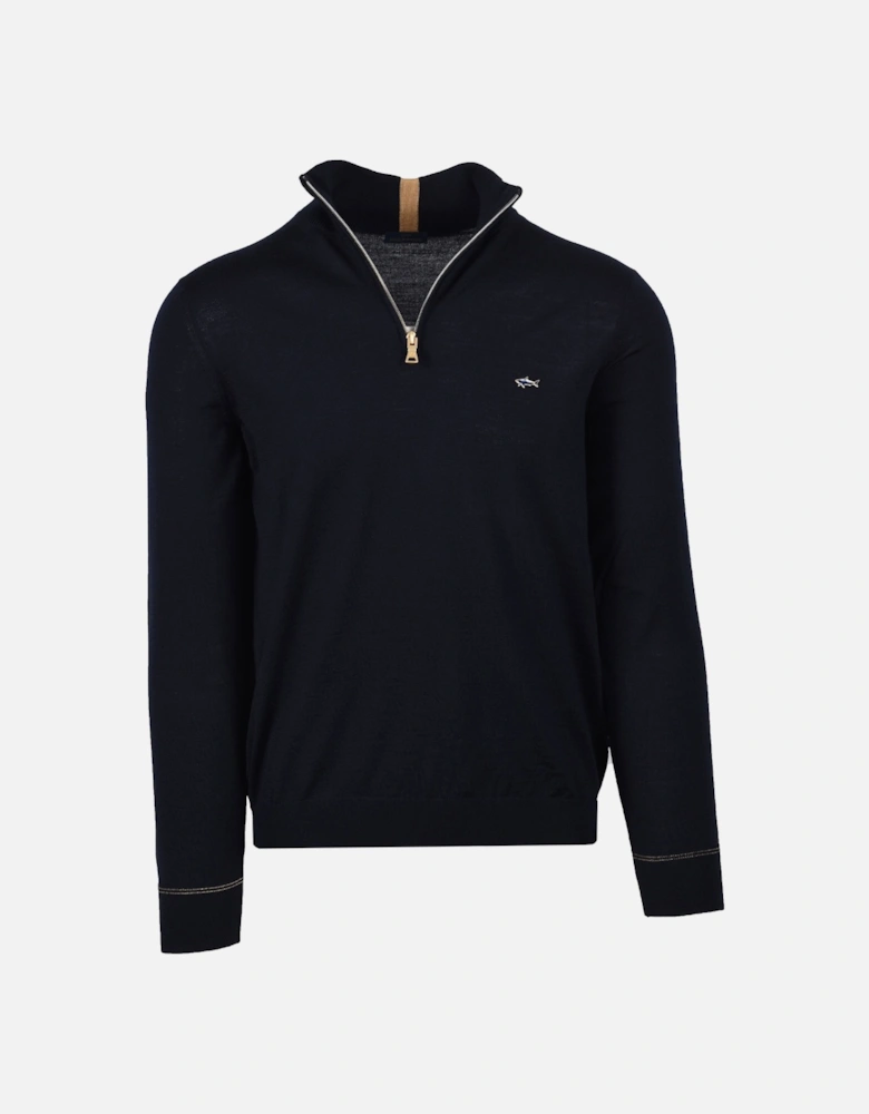 Paul And Shark Half Zip Knitwear Navy