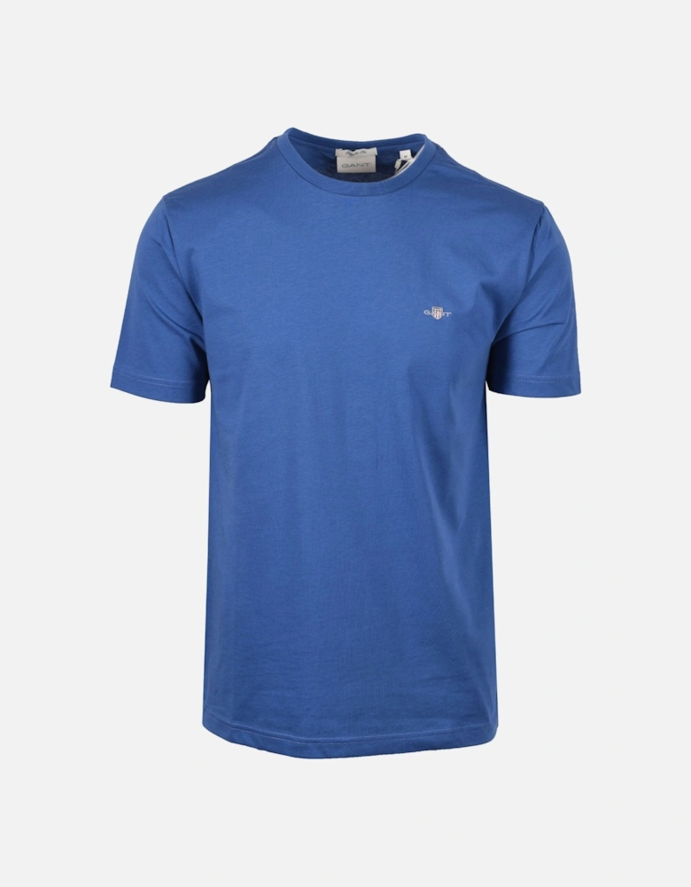 Reg Shield Ss T-shirt Vintage Blue