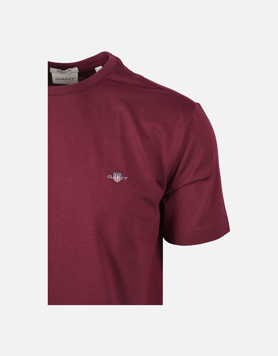 Reg Shield Ss T-shirt Wine Red