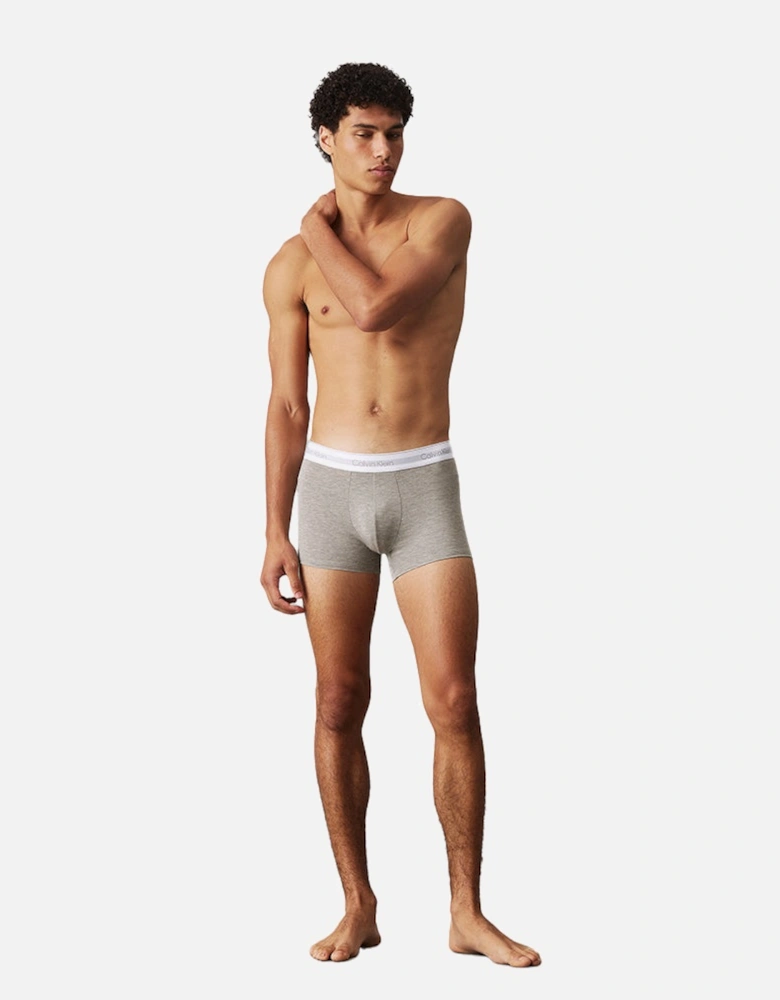 3-Pack Modern Air Boxer Trunks, Blue/Grey/White