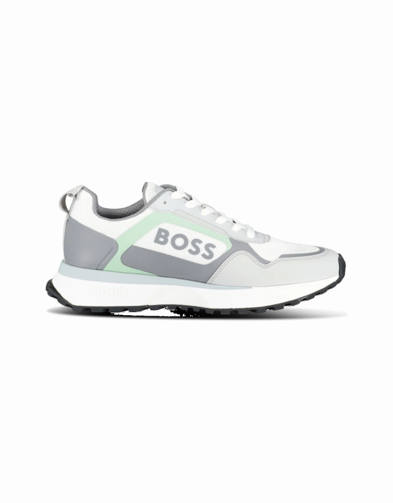 Boss Logo 'Jonah' Trainers Open White