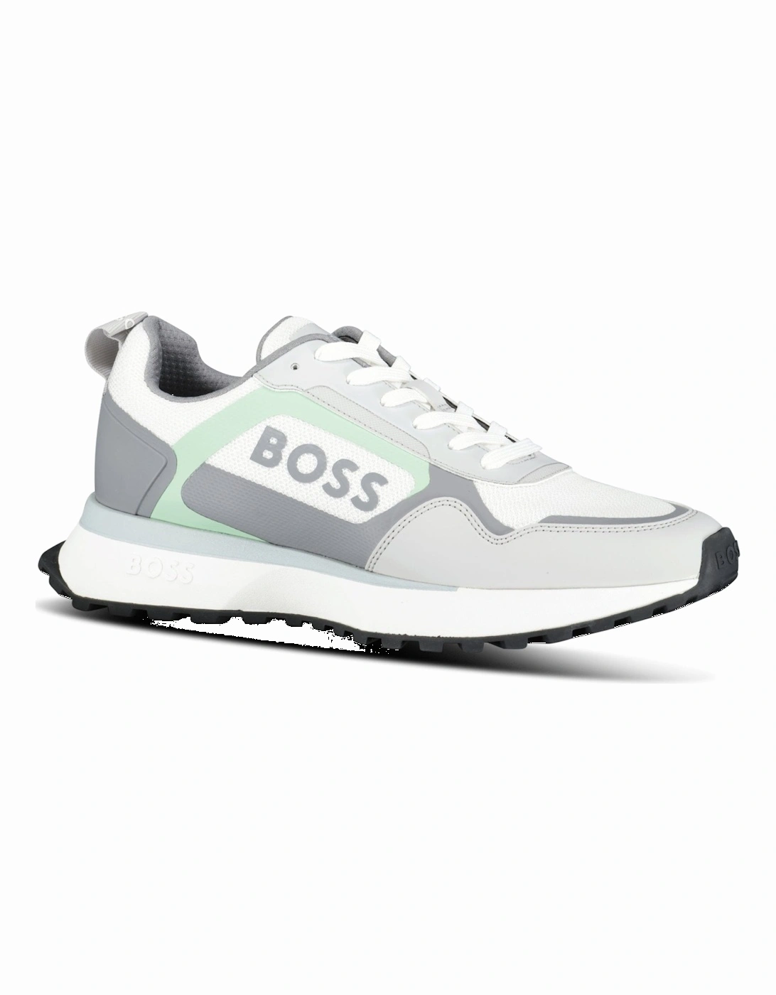 Boss Logo 'Jonah' Trainers Open White