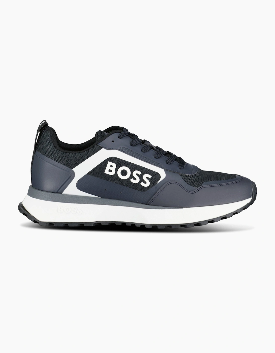 Men's Hugo Boss Boss Logo 'Jonah' Trainers Navy Blue - Size: 7