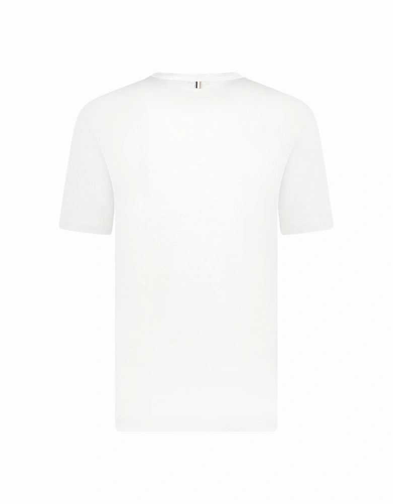 Linen Tiburt T-Shirt White