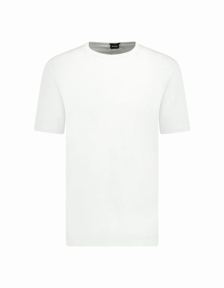 Linen Tiburt T-Shirt White