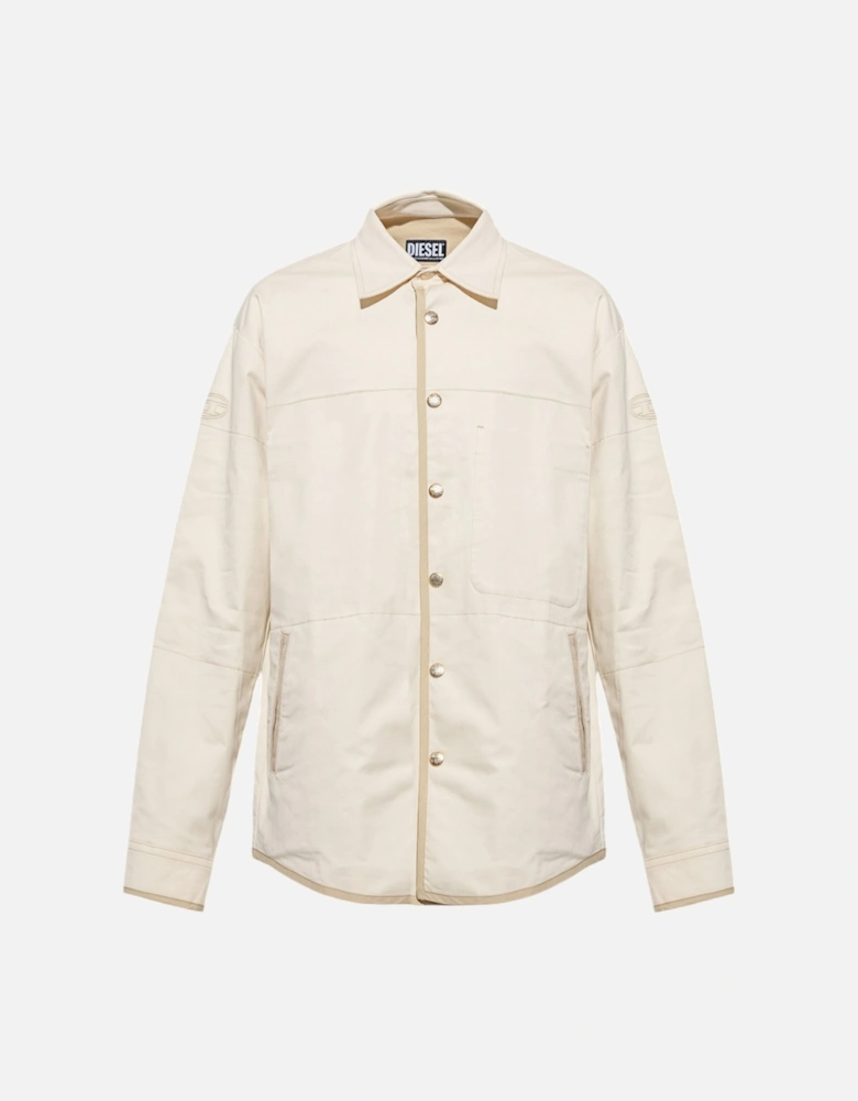 S-DOVES Mens Overshirt Long Sleeve