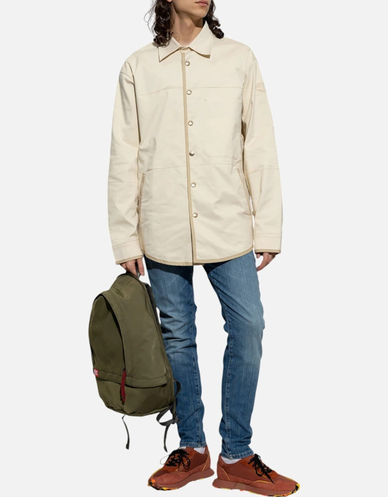 S-DOVES Mens Overshirt Long Sleeve