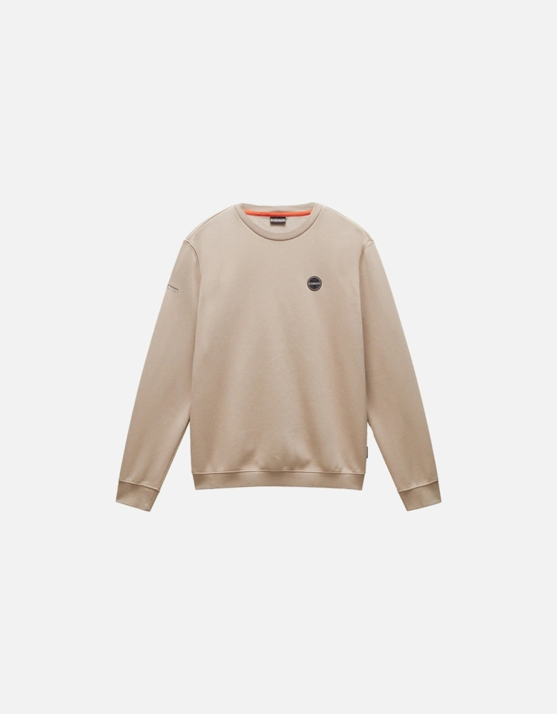 Badge Sweatshirt Beige Rocky