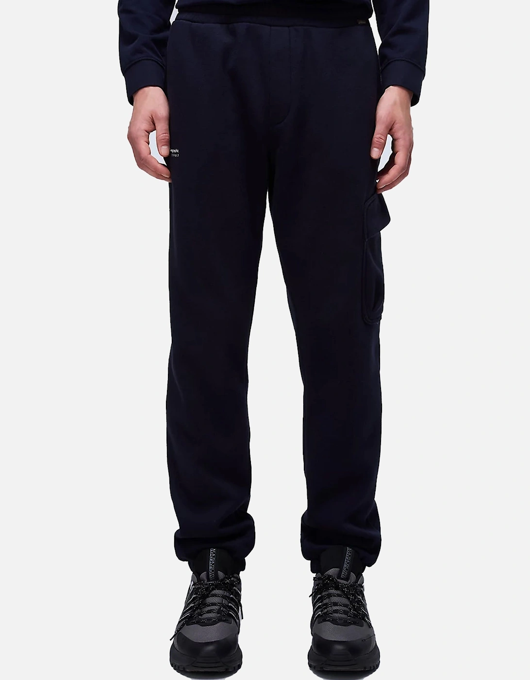 Badge Cargo Joggers Dark Blue