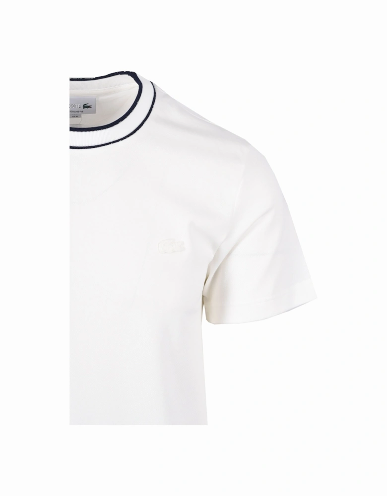 Pique Tee White