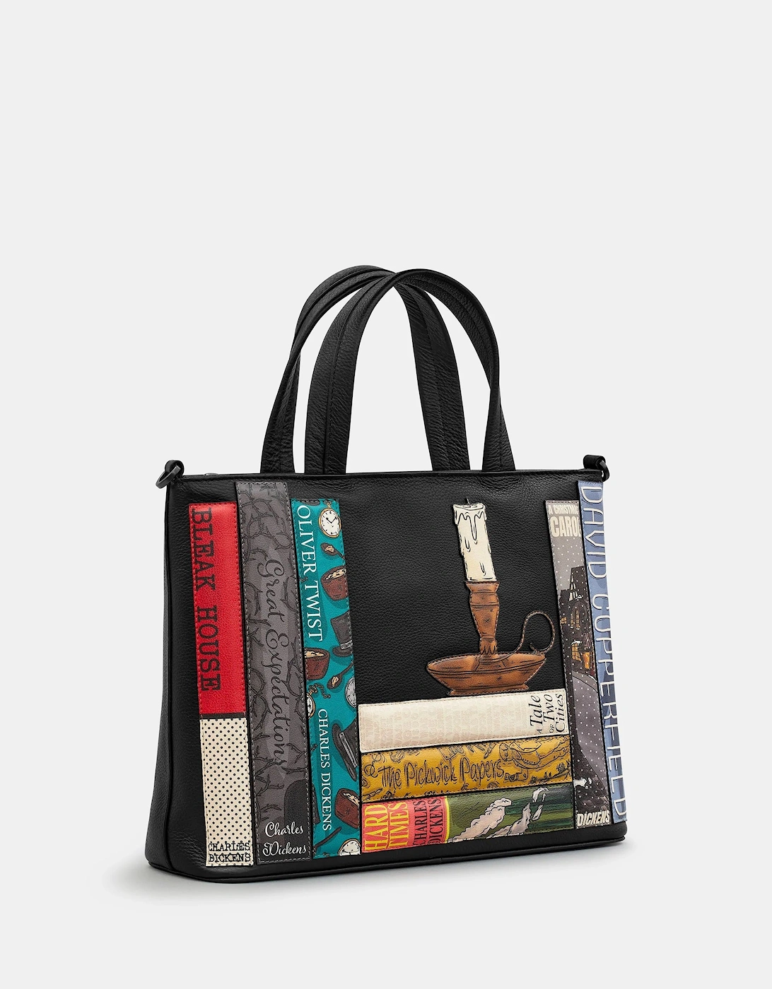 Black Charles Dickens Bookworm Multiway Grab Bag, 2 of 1