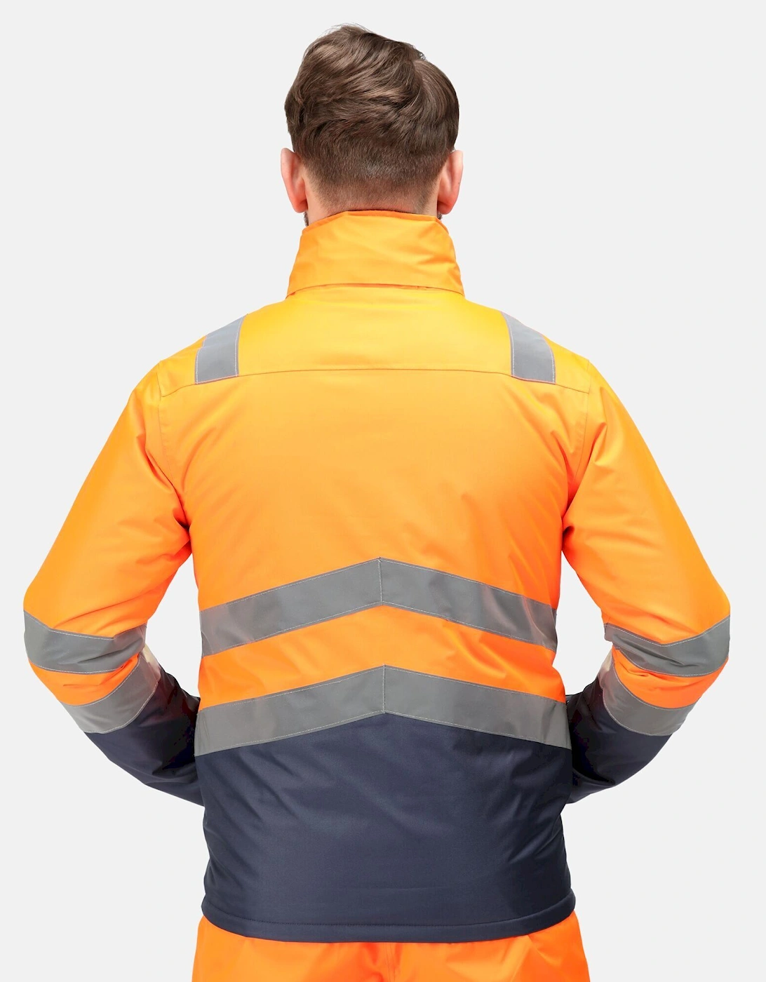 Mens Hi-Vis Waterproof Jacket