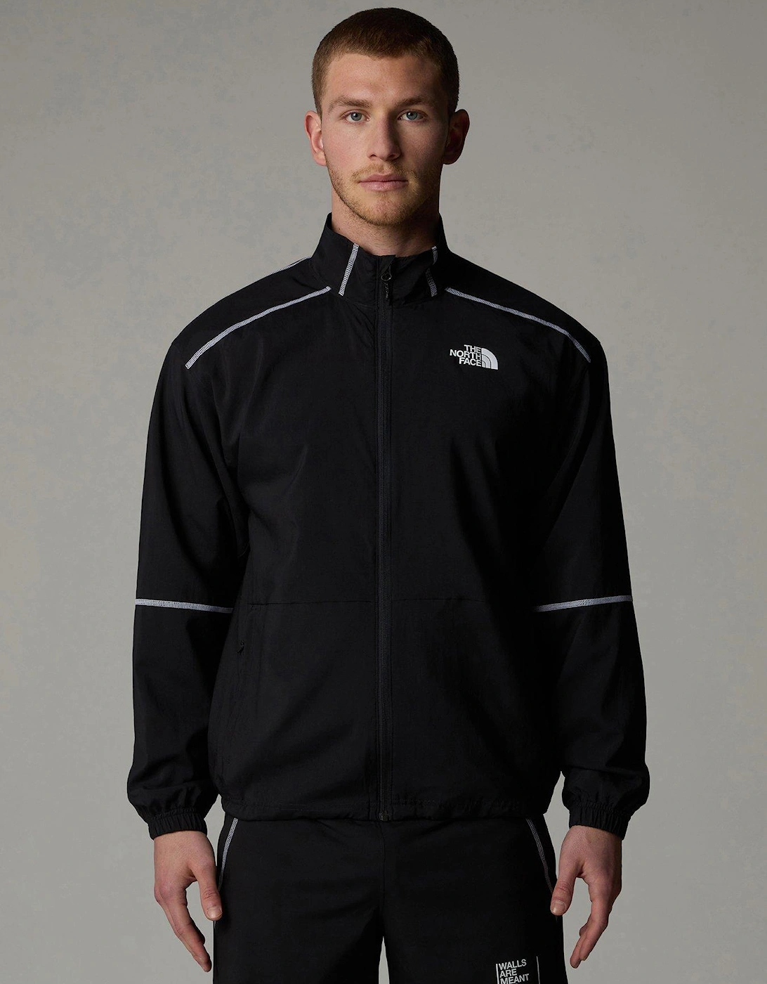 Mens Hakuun Wind Jacket - Black, 5 of 4