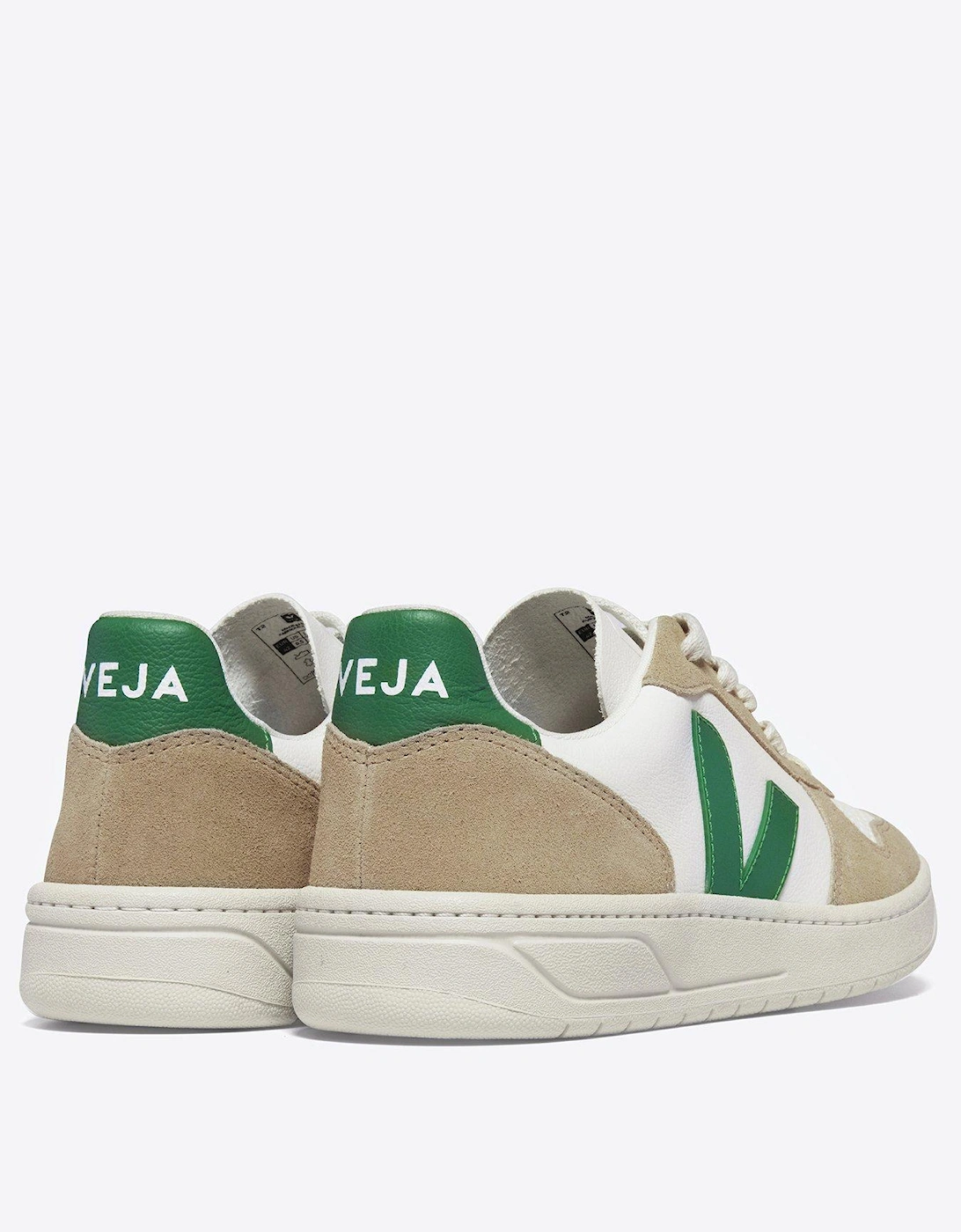 Mens V-10 Trainers - Green/Brown