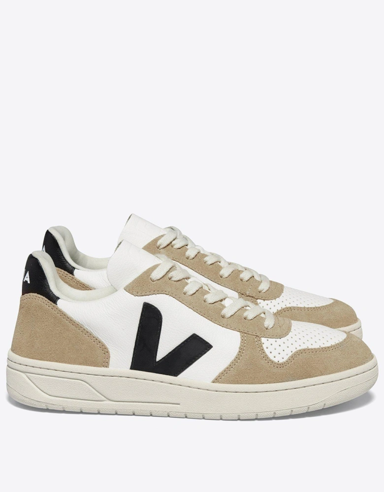Mens V-10 Trainers - Black/Brown
