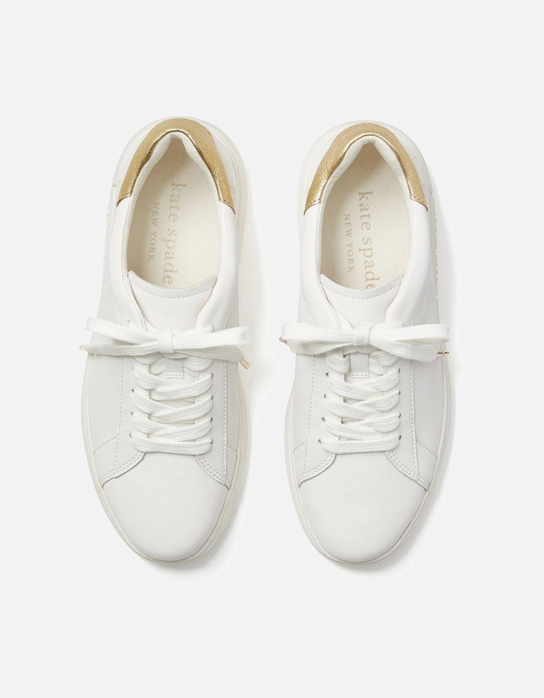 Lift Metallic Trainer - Optic White/pale Gold