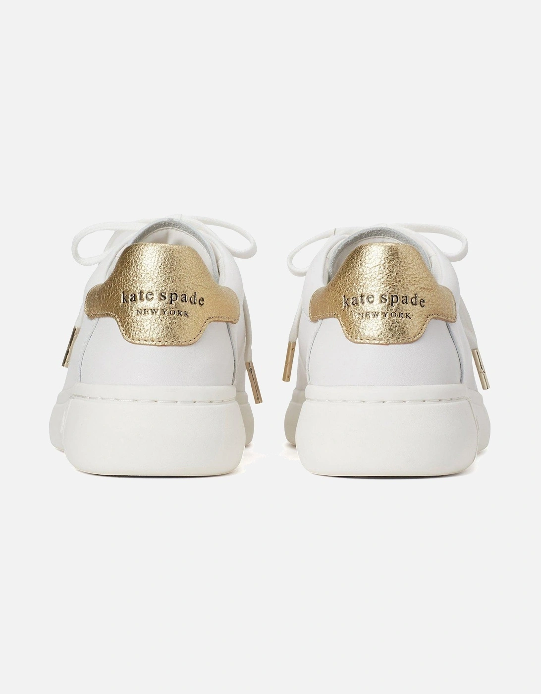 Lift Metallic Trainer - Optic White/pale Gold