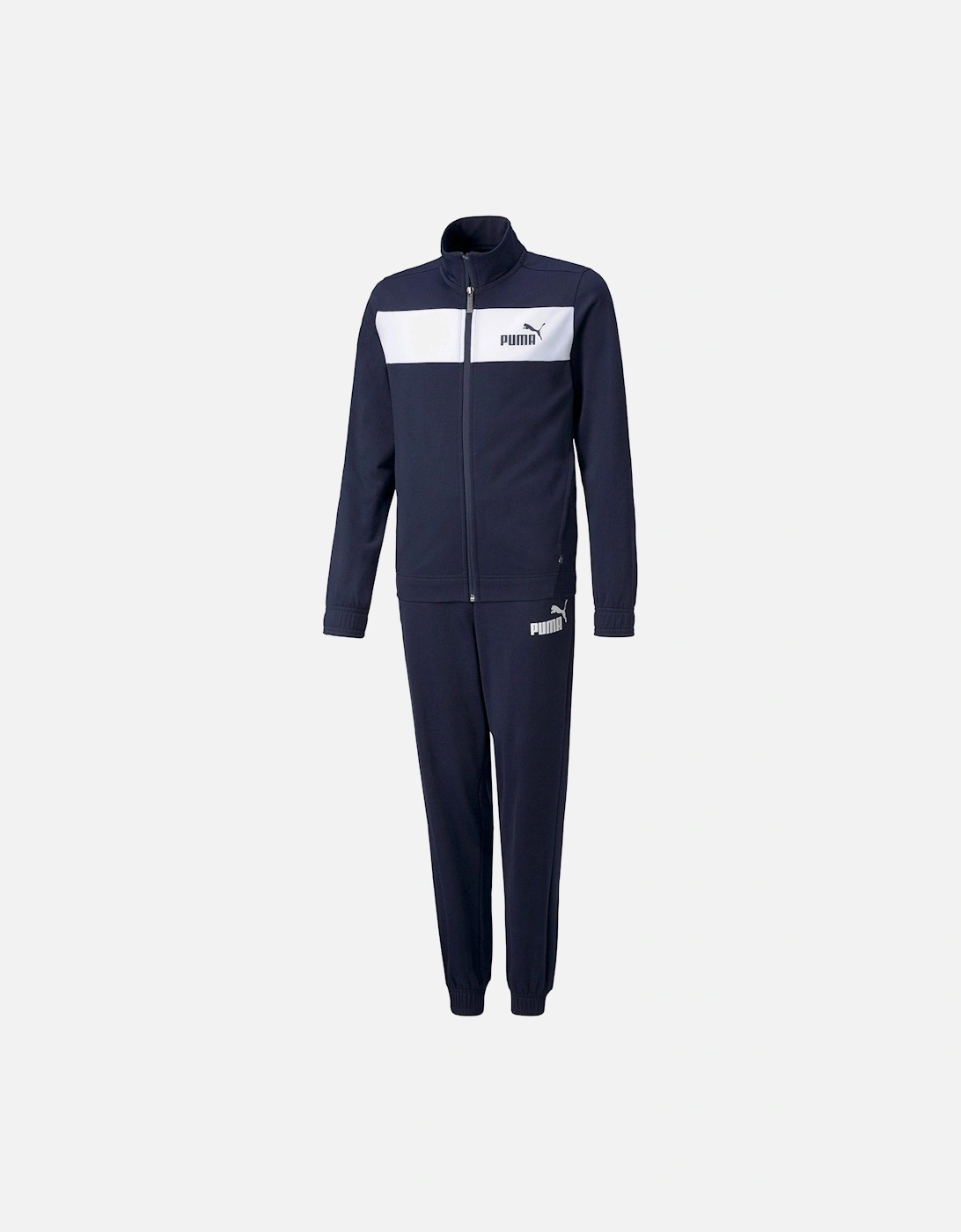 Boys Poly Tracksuit - Navy, 2 of 1