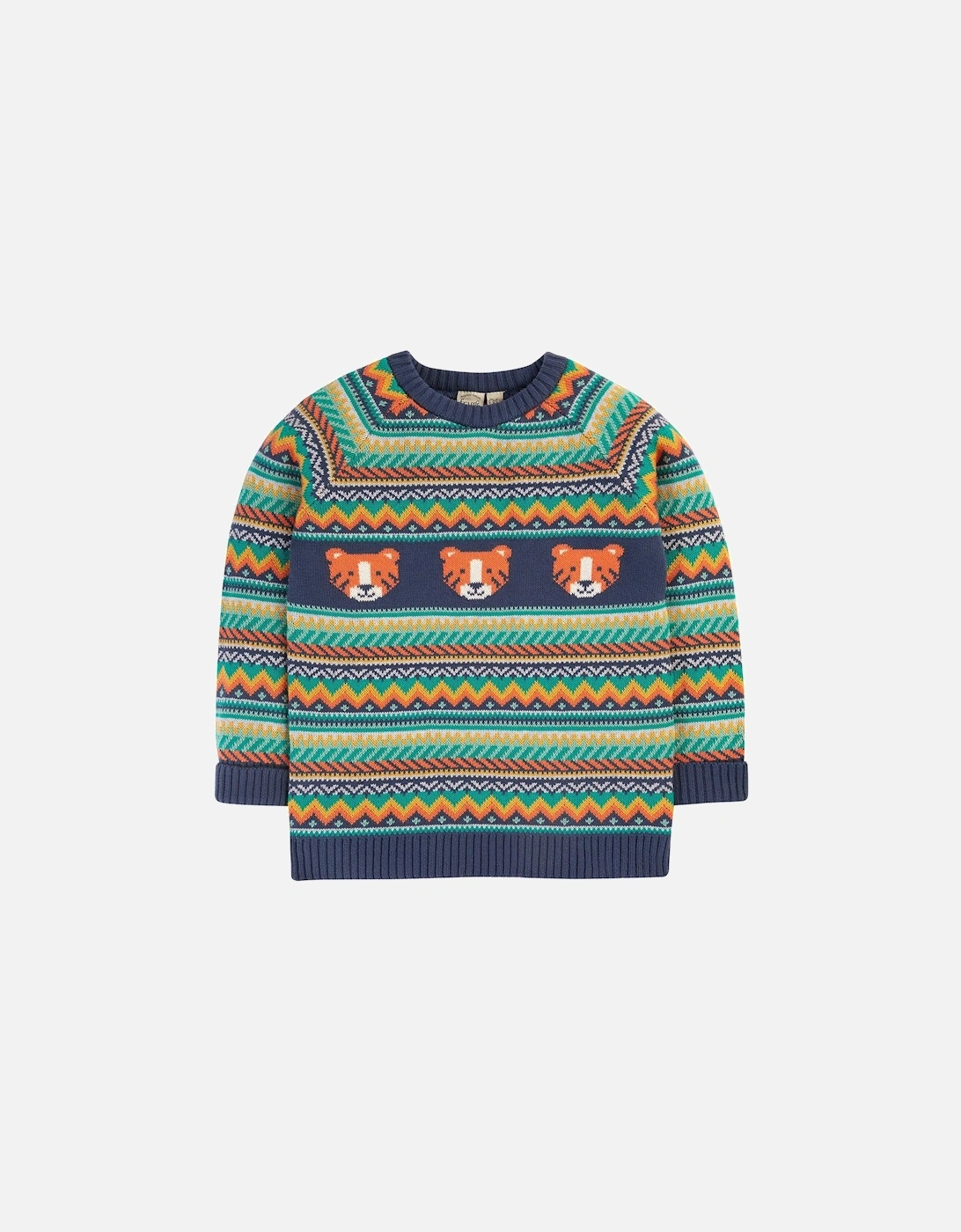 Boys Fowey Fairisle Knitted Jumper - Multi, 6 of 5