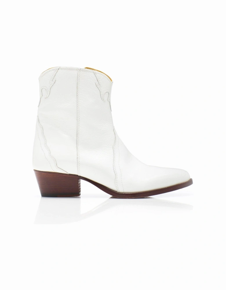 Frontier Western Boots - White