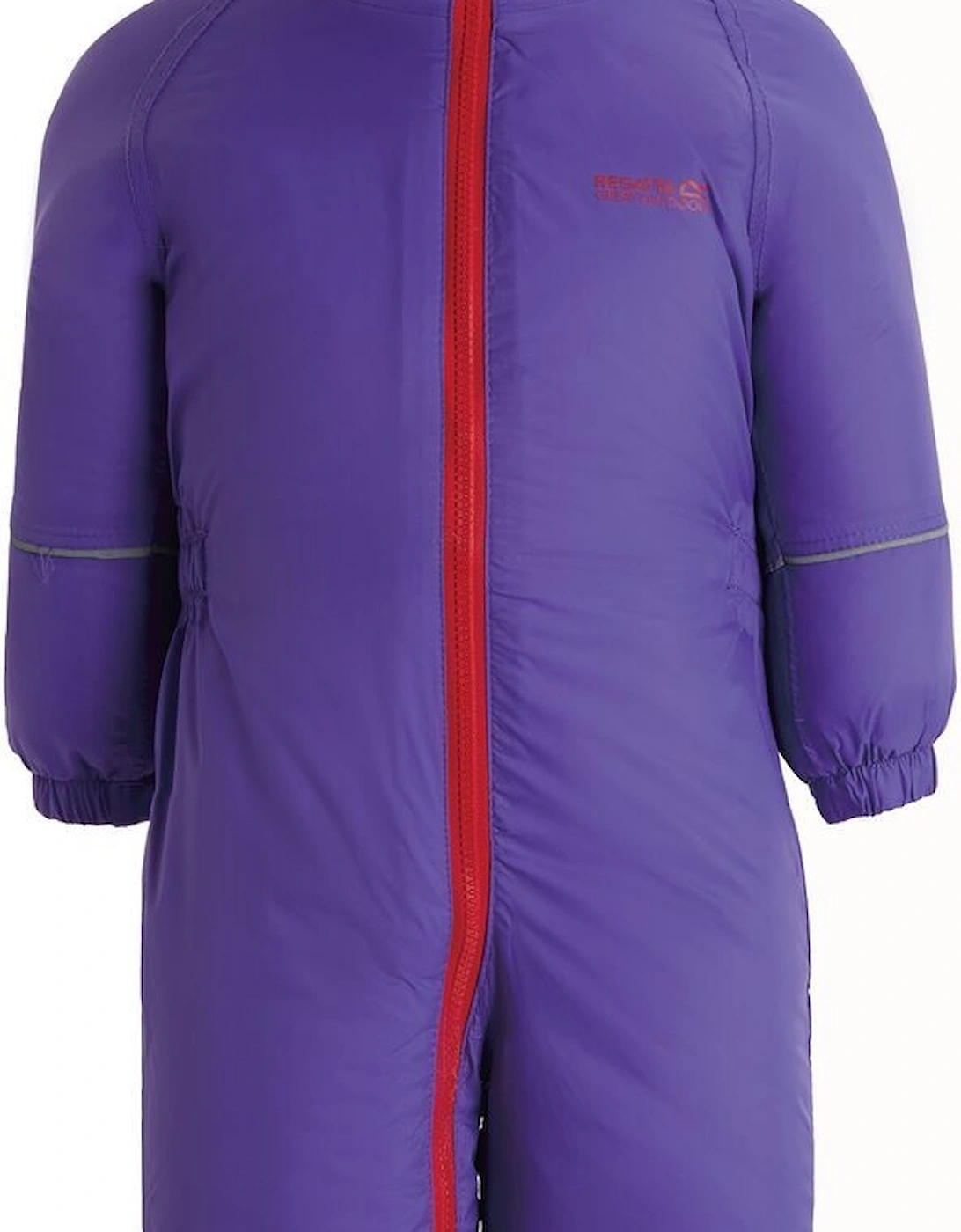 Regatta Unisex Pink Great Outdoors Childrens Toddlers Splosh Iii Waterproof Rainsuit Kids