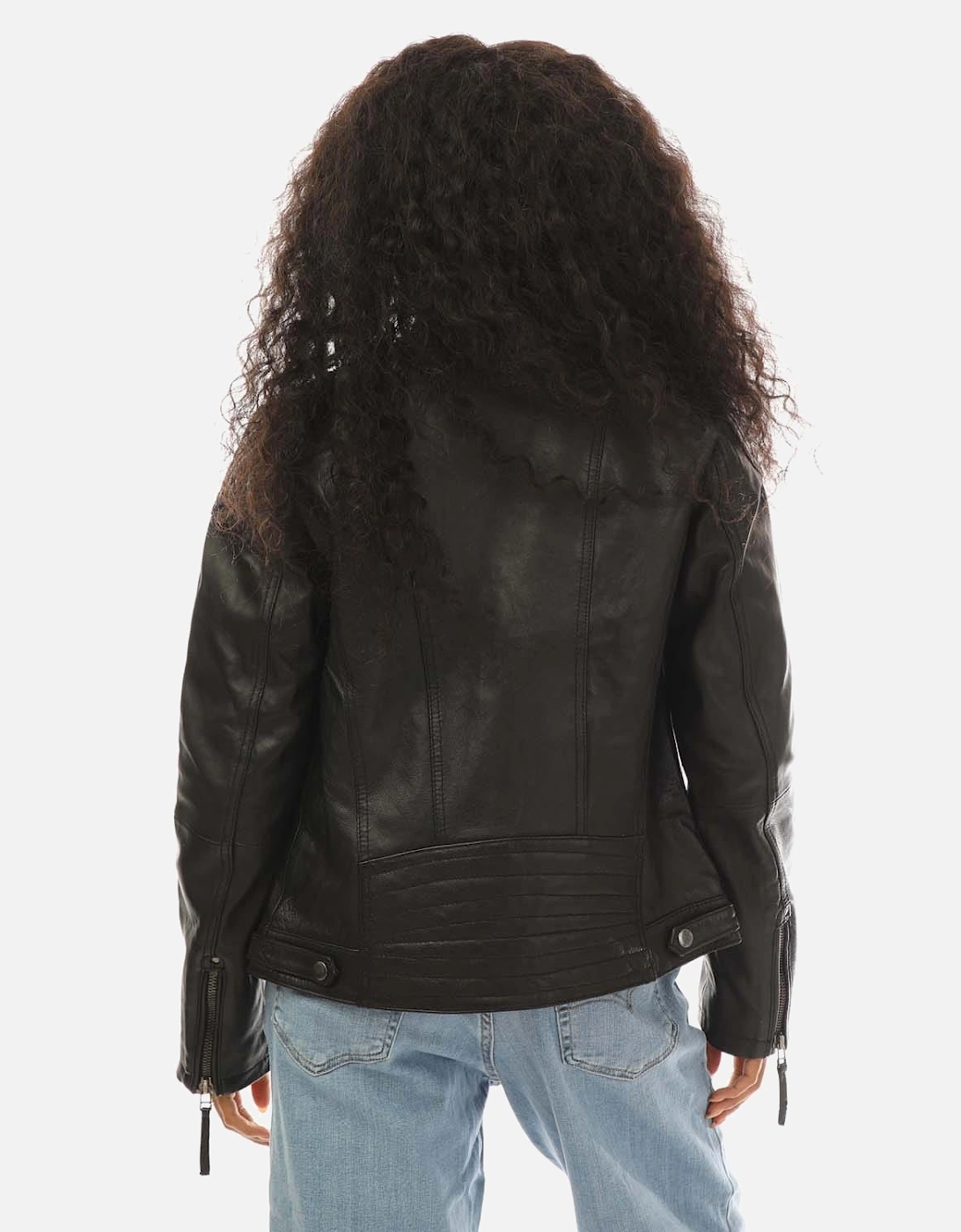 Womens Favodona Faux Leather Jacket