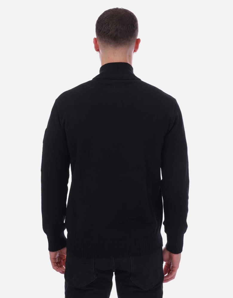 Knitted Half-Zip Sweatshirt