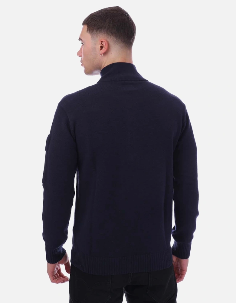 Knitted Half-Zip Sweatshirt