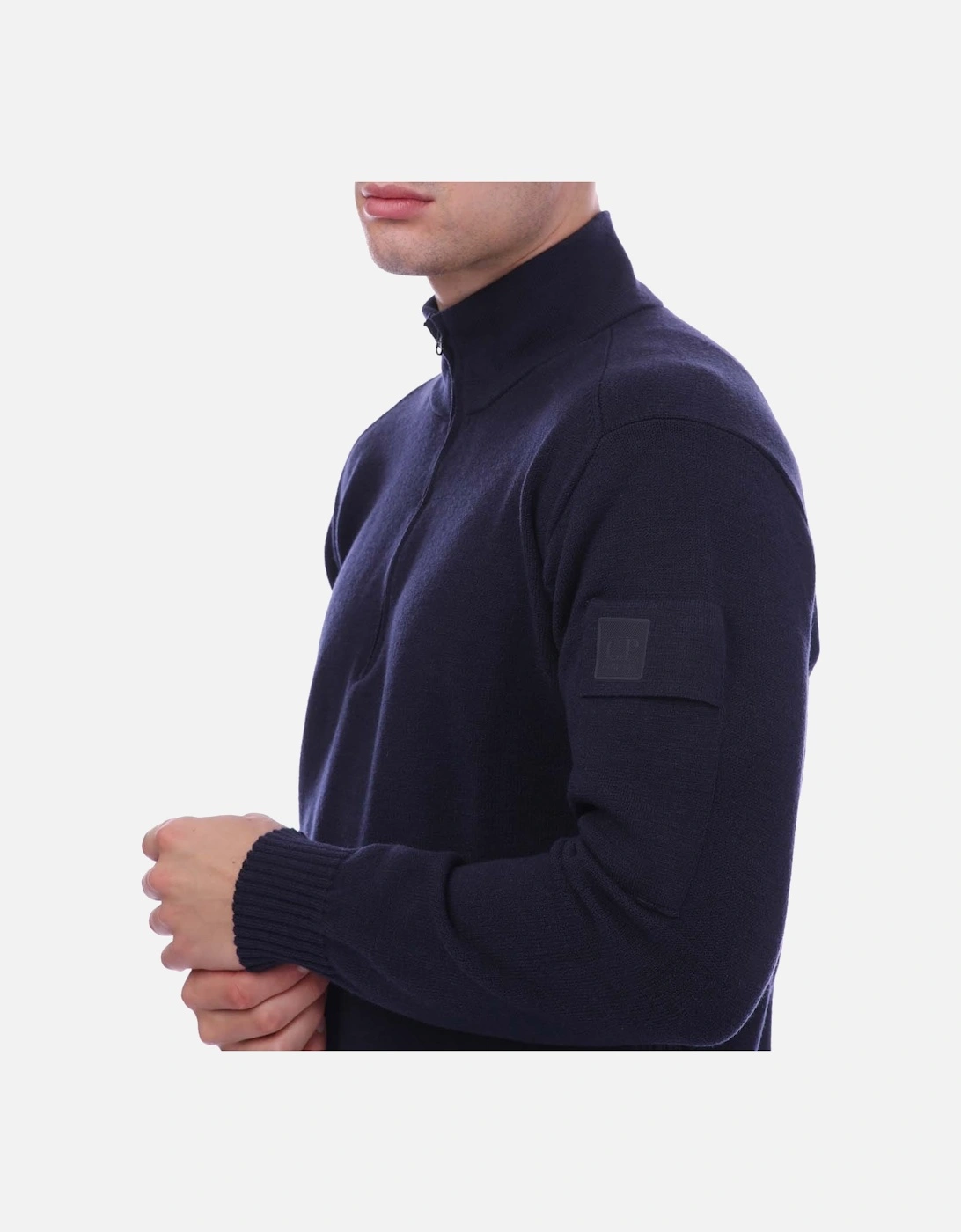 Knitted Half-Zip Sweatshirt