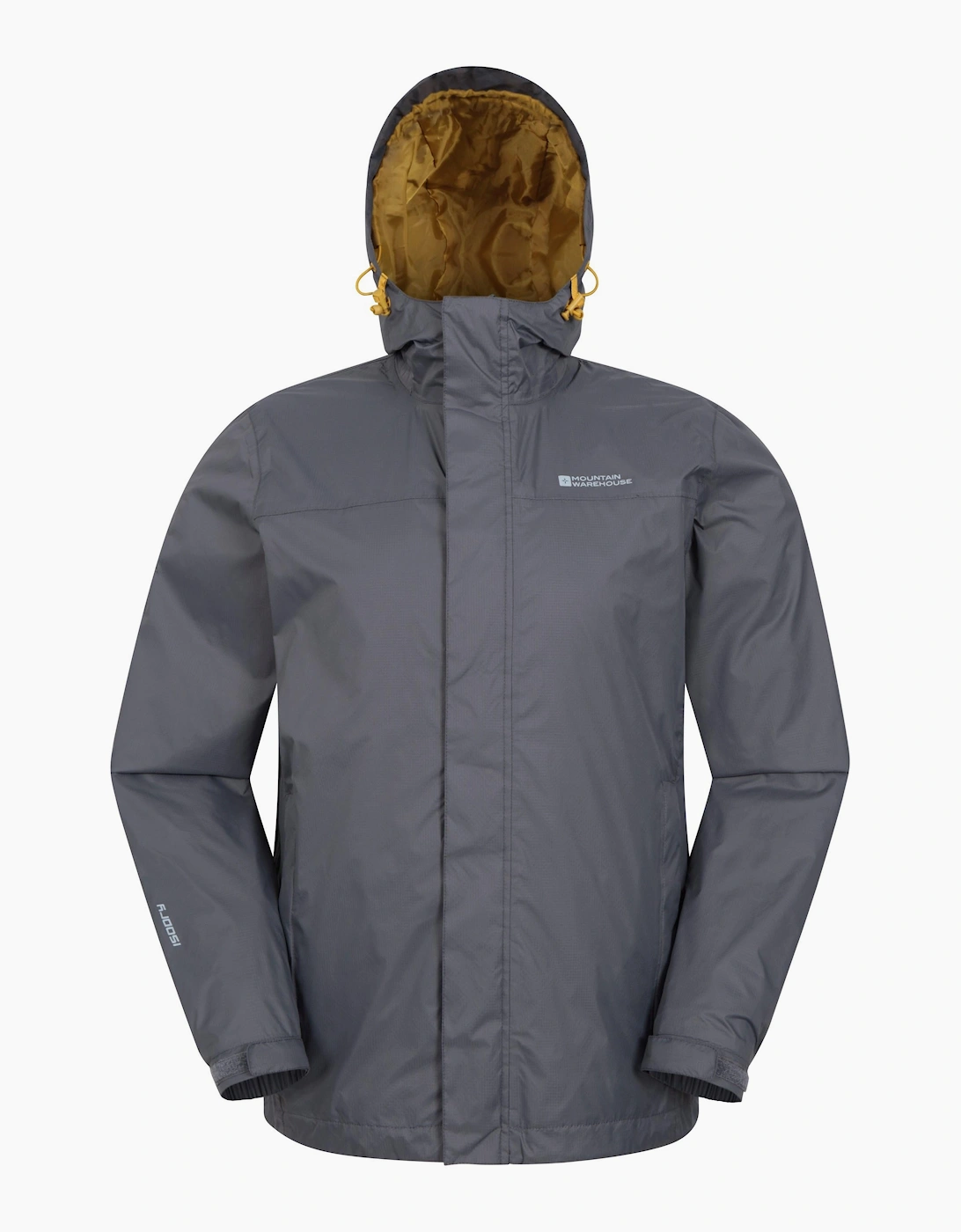 Mountain Warehouse Men's Grey Torrent Waterproof Jacket - Size: Regular/36