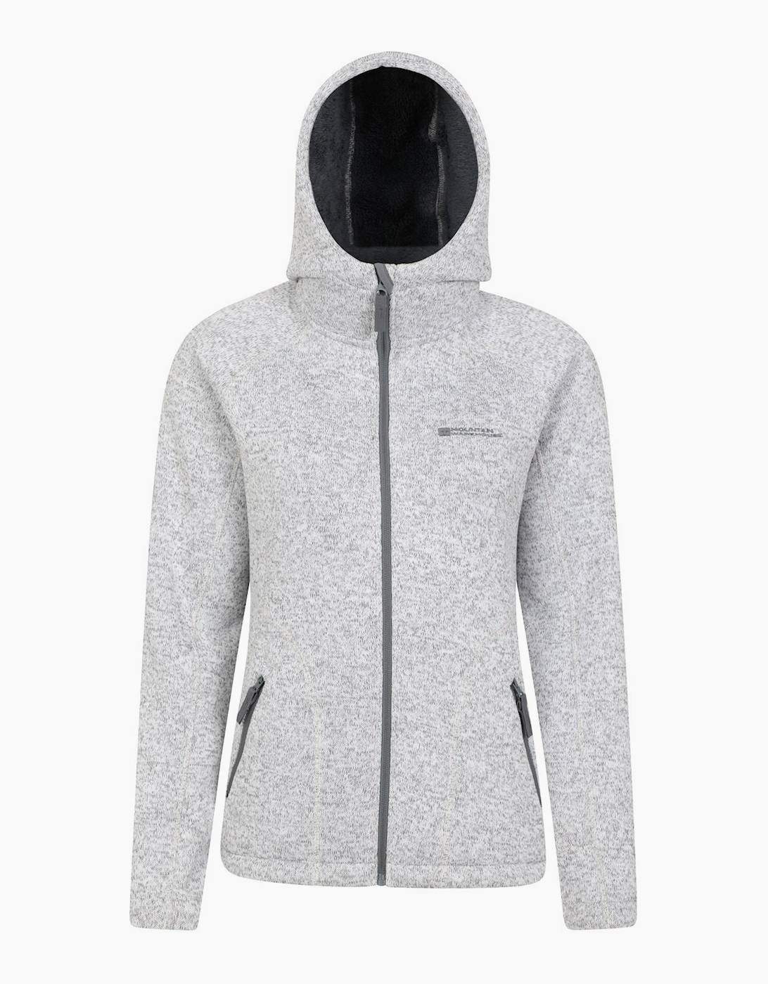 Mountain Warehouse Women's Mountain Warehouse Womens/Ladies Nevis Faux Fur Lined Full Zip Hoodie - Grey