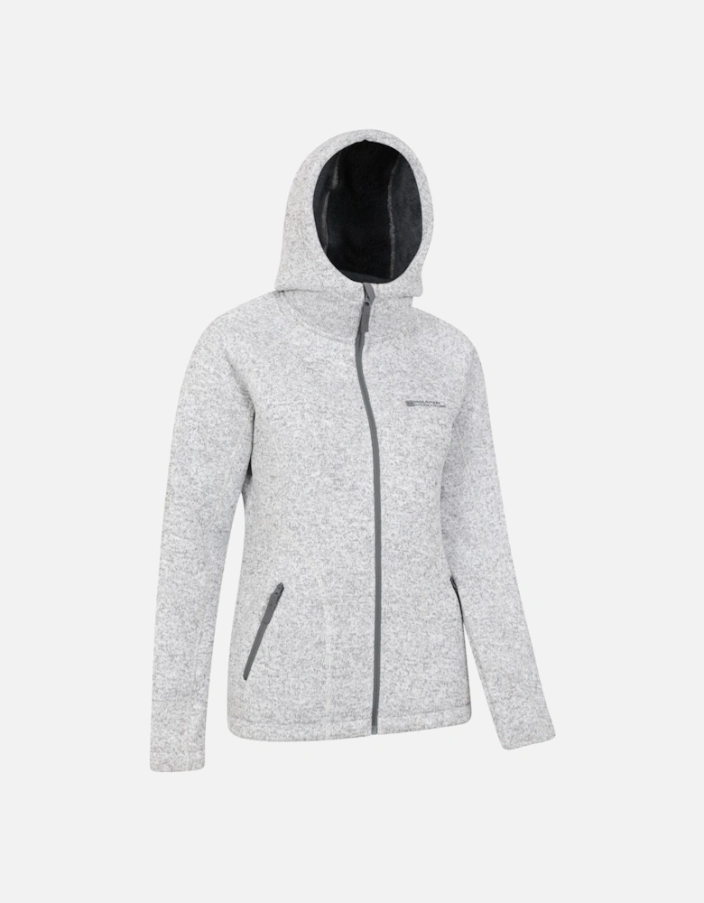 Womens/Ladies Nevis Faux Fur Lined Full Zip Hoodie