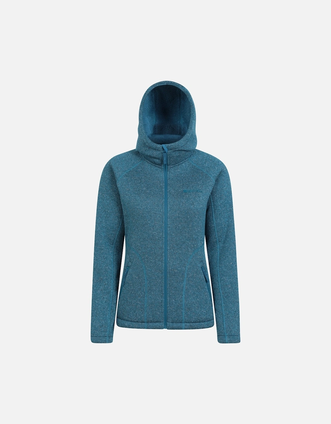 Mountain Warehouse Women's Mountain Warehouse Womens/Ladies Nevis Faux Fur Lined Full Zip Hoodie - Dark Teal