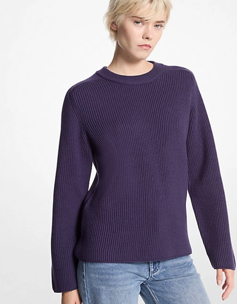 Ribbed Wool Sweater