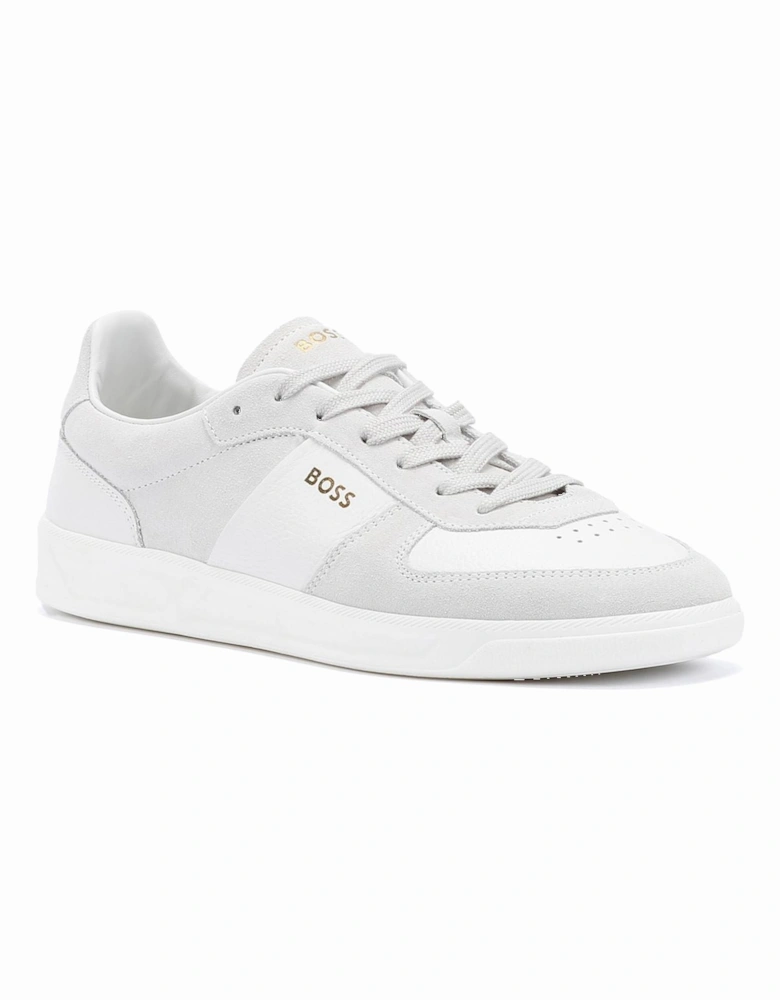 Boss Brandon Suede/Leather Men's White Trainers