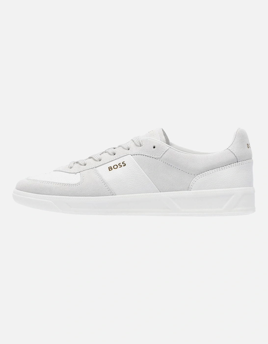 Boss Brandon Suede/Leather Men's White Trainers