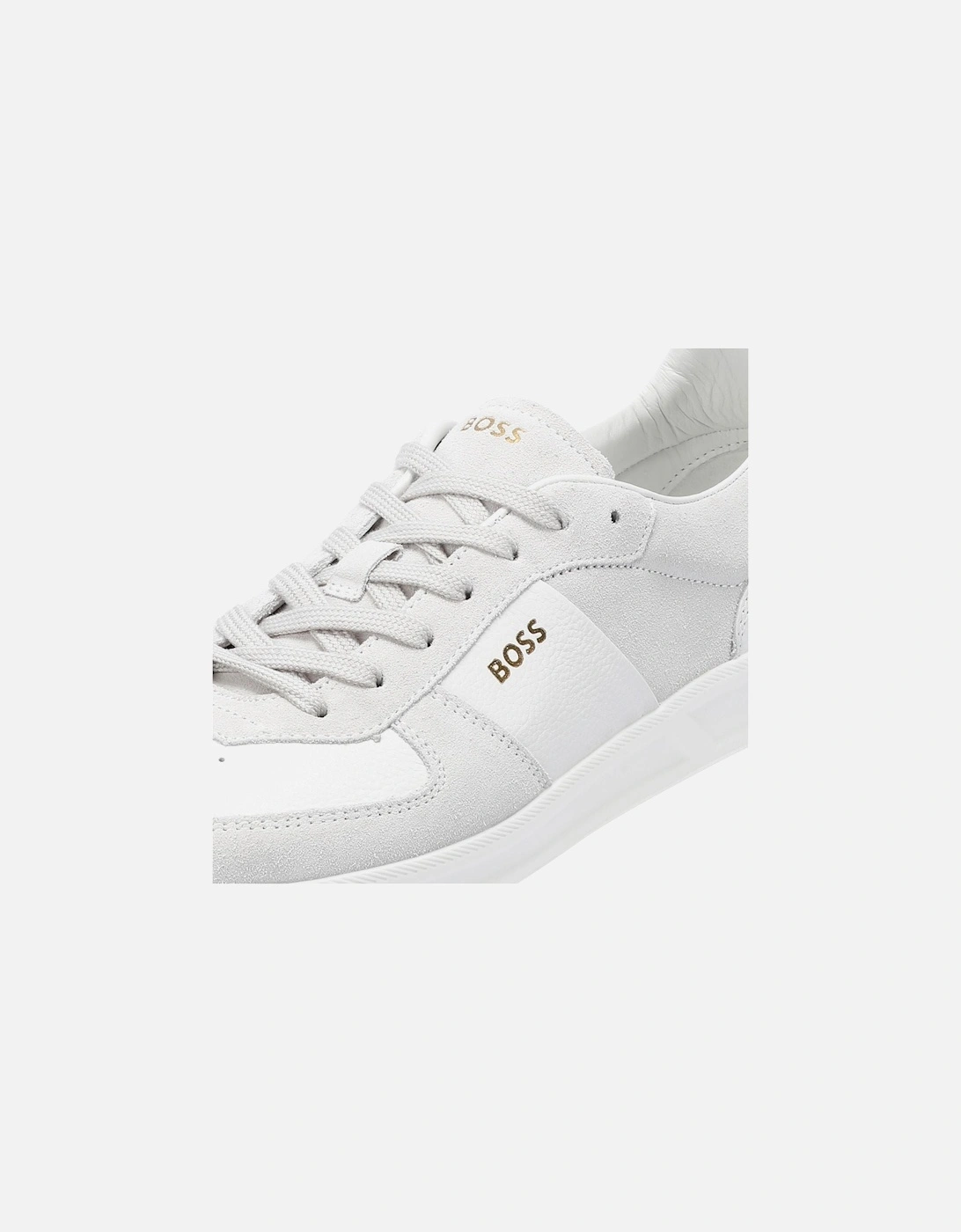 Boss Brandon Suede/Leather Men's White Trainers