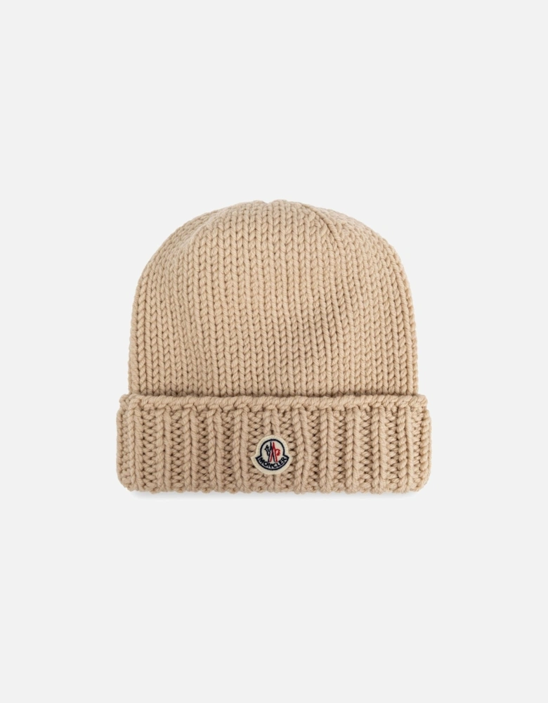 Kids Classic Wool Hat Beige