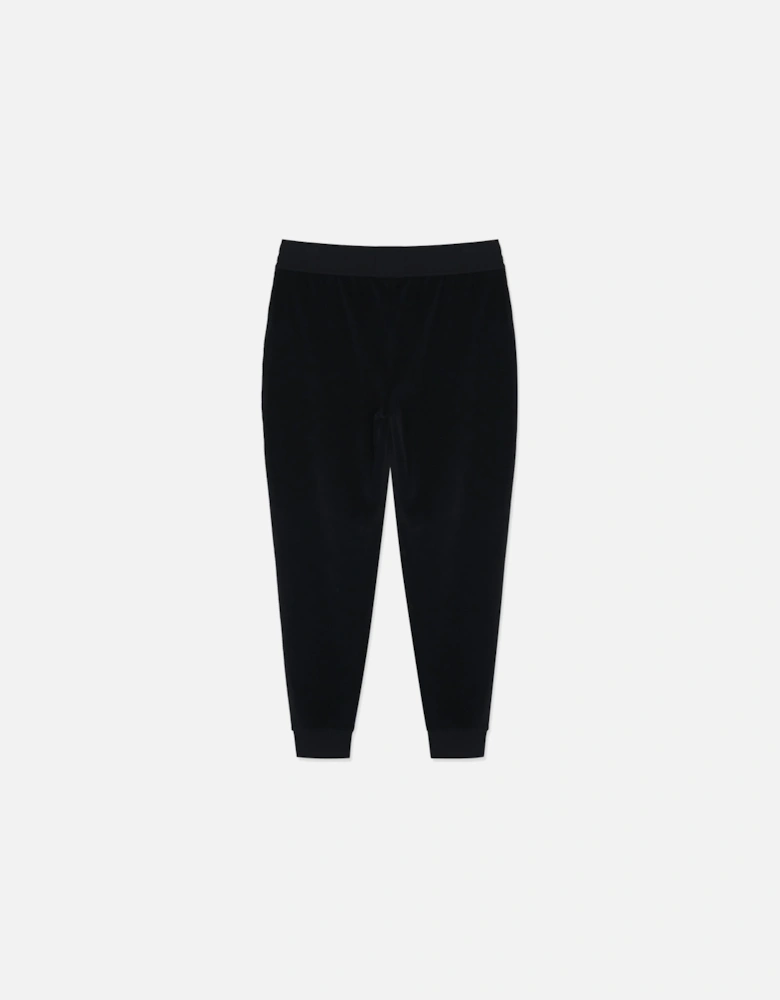 Velour Joggers Black