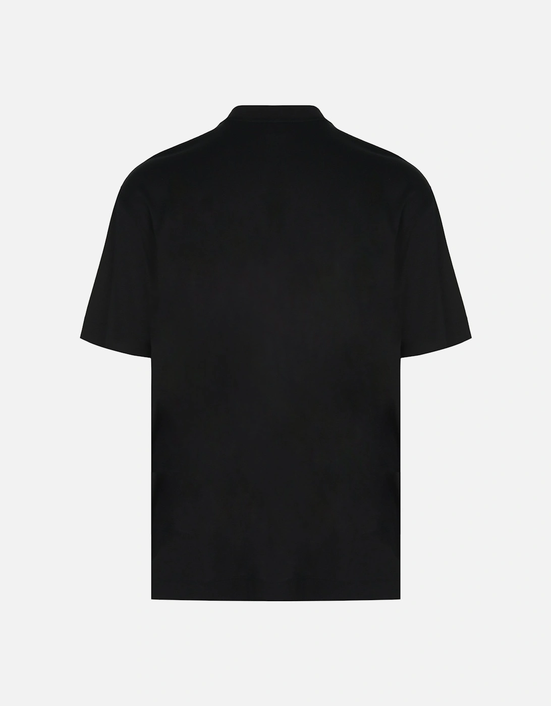 Branded Cotton T-shirt Black