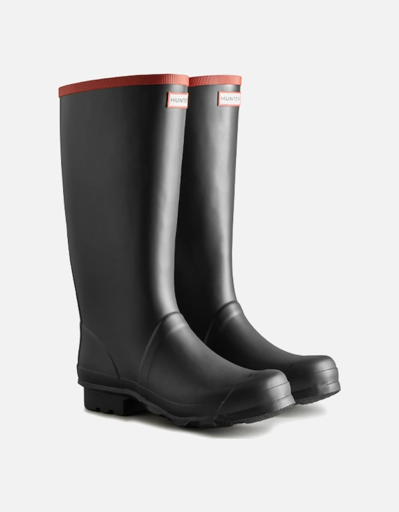 Argyll Full Knee Wellington Boots Black