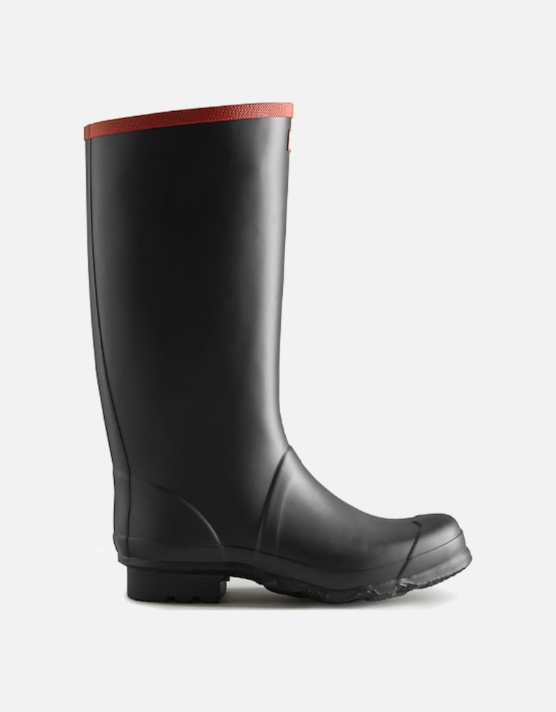 Argyll Full Knee Wellington Boots Black