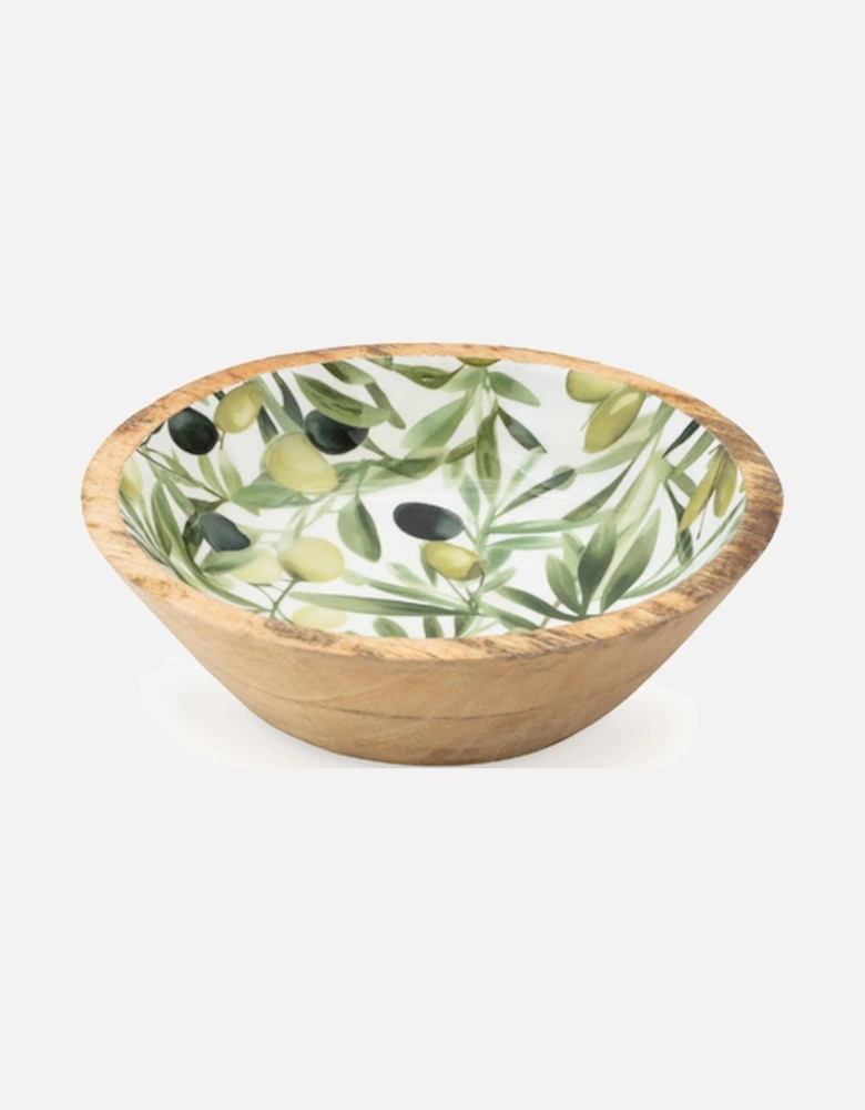 Handcrafted Mango Wood Bowl Olives