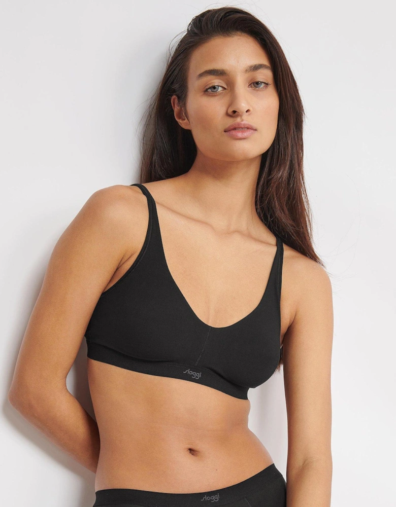 ever ease cotton cooling soft bra