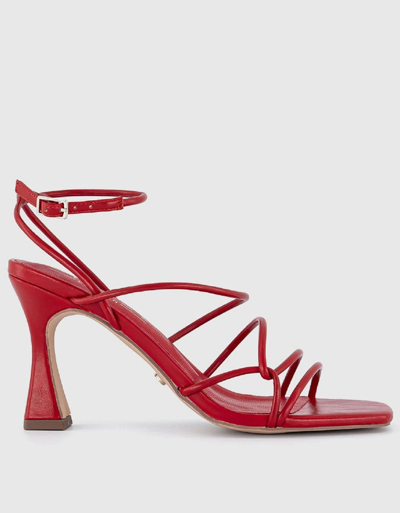 Million Dollar Strappy Sandals - Red