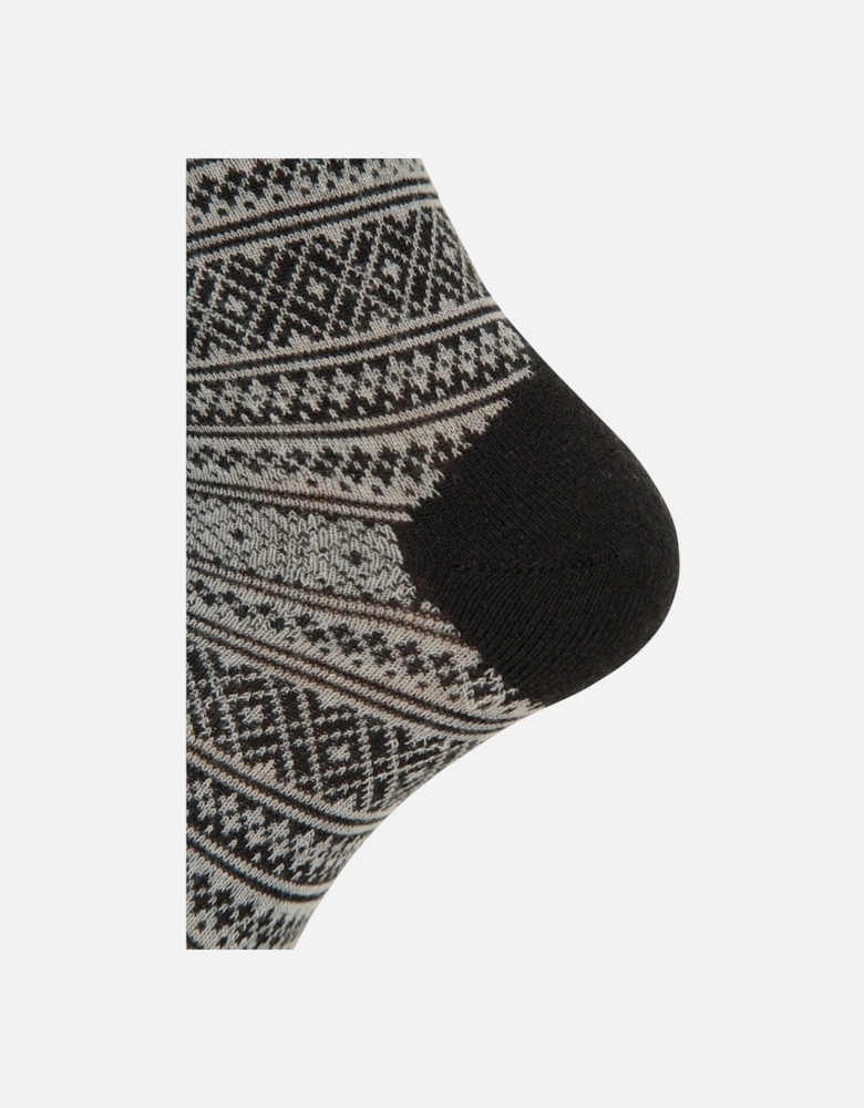 Women Patterned Merino Wool Socks (Pack Of 2)