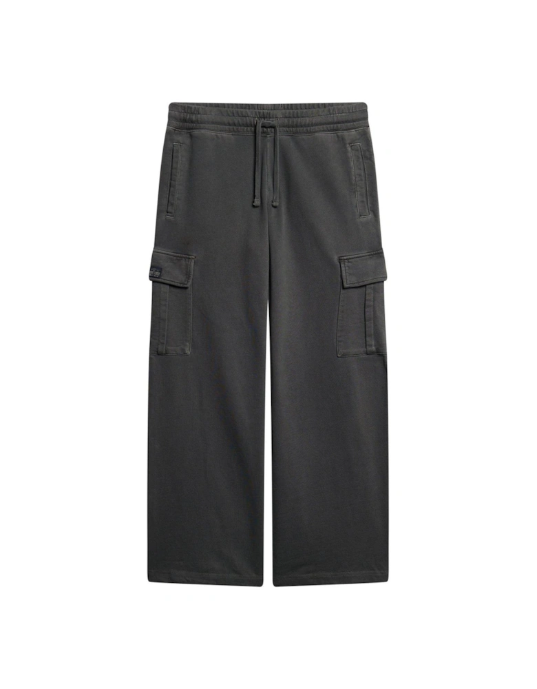 Vintage Wide Cargo Jogger - Black